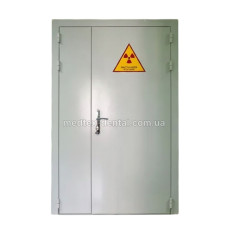 Двері рентгенозахисні двостулкові з двох половин