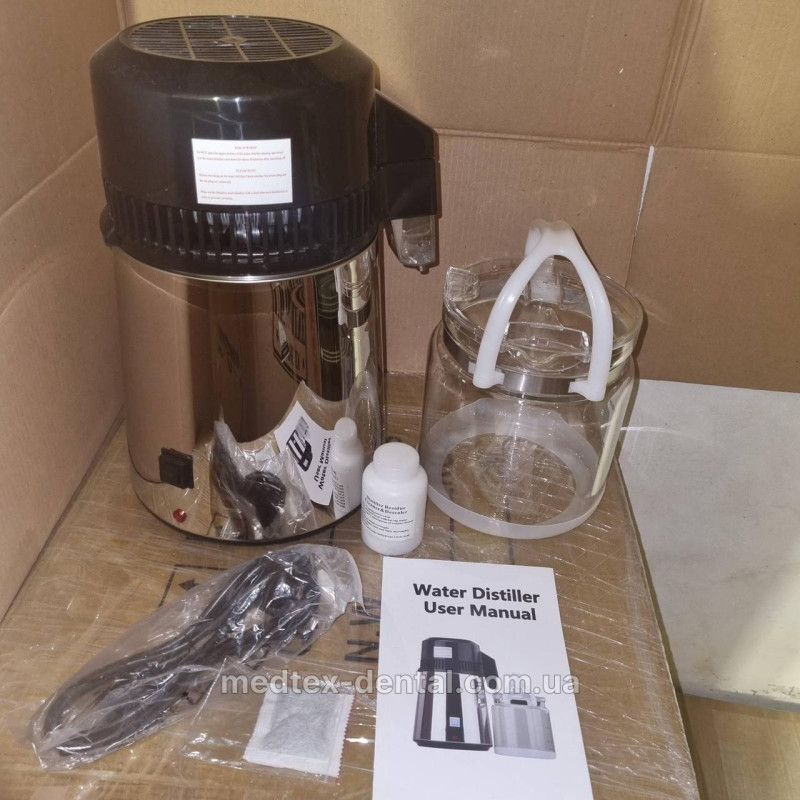 Аквадистиллятор BST-009. 800Вт. Water Distiller, аквадистиллятор воды для стоматологии