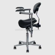 Крісло стілець лікаря-стоматолога для роботи з мікроскопом SADDLE 2D