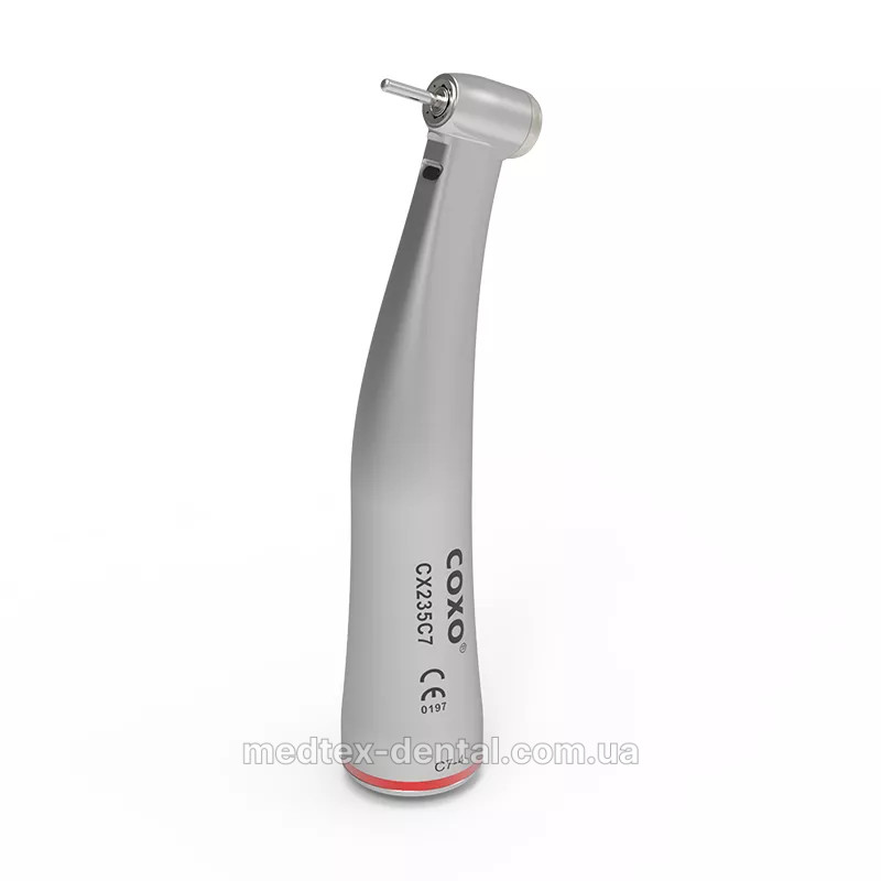 Наконечник кутовий COXO CX235 C7-4 1:5 LED з фіброоптикою, міні головка