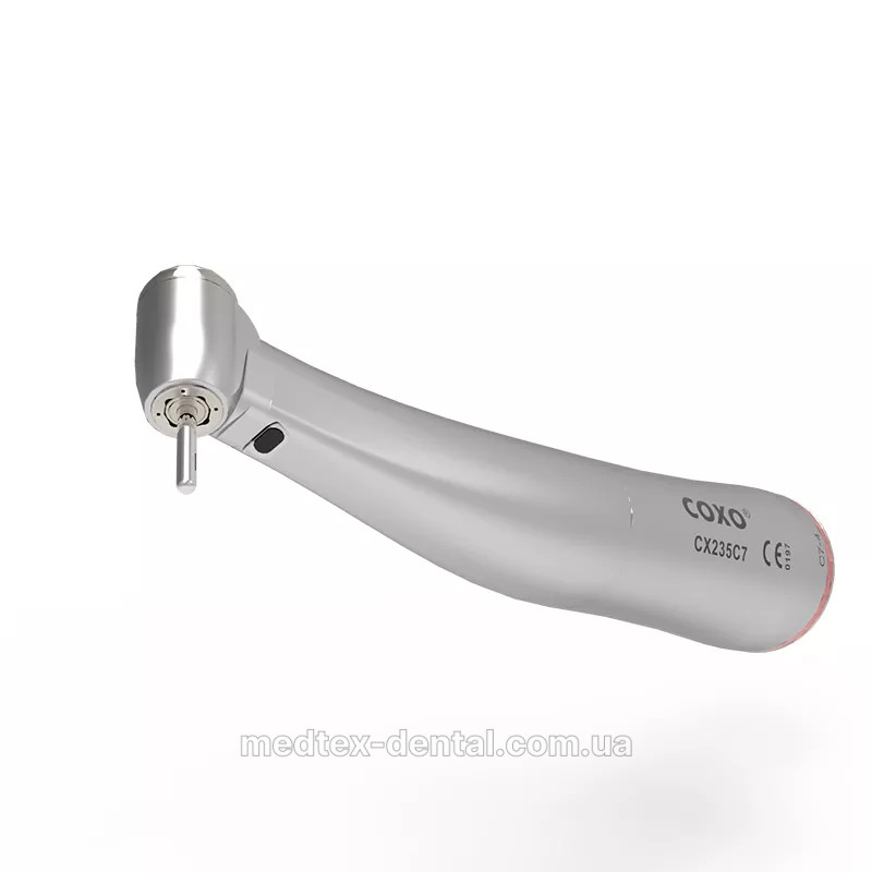 Наконечник кутовий COXO CX235 C7-4 1:5 LED з фіброоптикою, міні головка